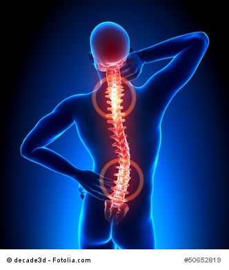 Male Hurt Backbone - Vertebrae Pain